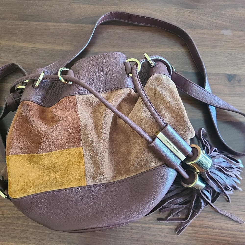 See By Chloe Vicki Patchwork bucket bag